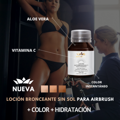 LOCIÓN AUTOBRONCEANTE DHA 6% con color - Image 2